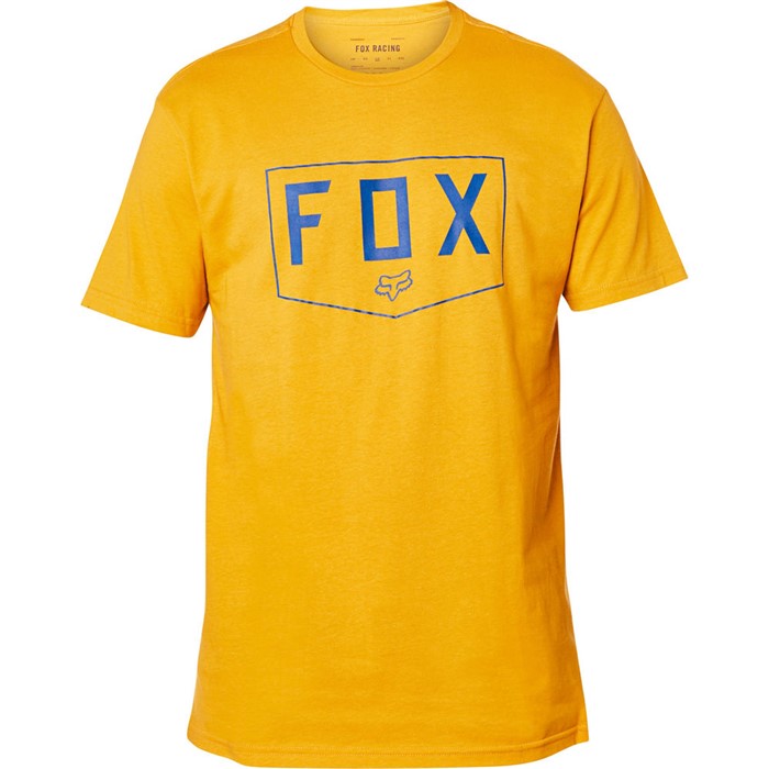 Футболка Fox Shield SS Premium Tee Взрослый, XL, желтый, 2020 (24429-440-XL)