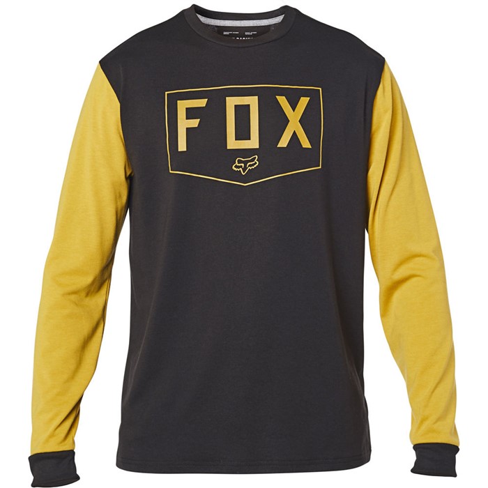Футболка Fox Tournament LS Tech Tee Взрослый, XL, желтый, 2020 (24123-440-XL)