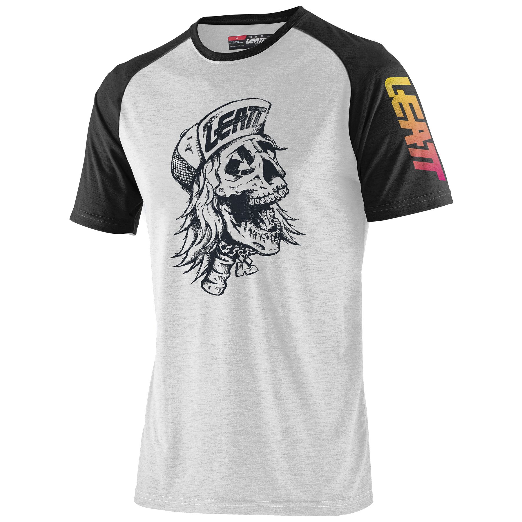 Футболка Leatt Core T-Shirt (2021) Взрослый, S, белый, 2021 (5021800160)