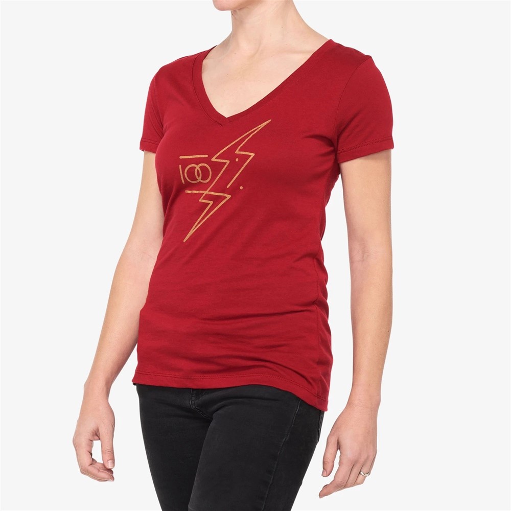 Футболка женская 100% Helgi Womens Tee-Shirt Женский, M, красный, 2020 (28087-068-11)