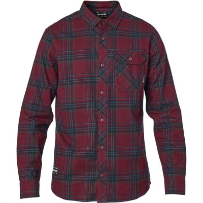 Рубашка Fox Gamut Stretch Flannel Cranberry, S, 2020 (23890-527-S)