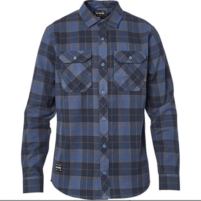 Рубашка Fox Traildust 2.0 Flannel Navy/Gold, XL, 2020 (23826-156-XL)
