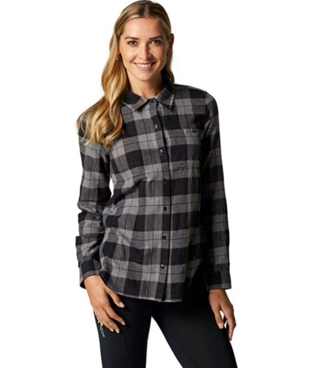 Рубашка женская Fox Pines Flannel Graphite, S, 2020 (25703-185-S)