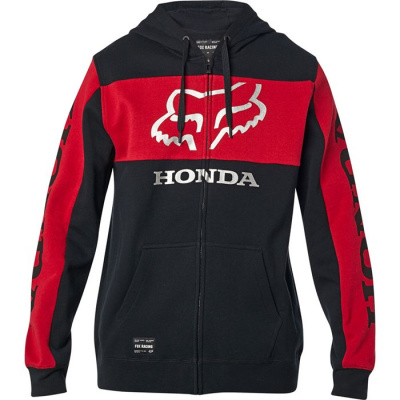 Толстовка Fox Honda Zip Fleece Black/Red, XL, 2021 (25955-017-XL)