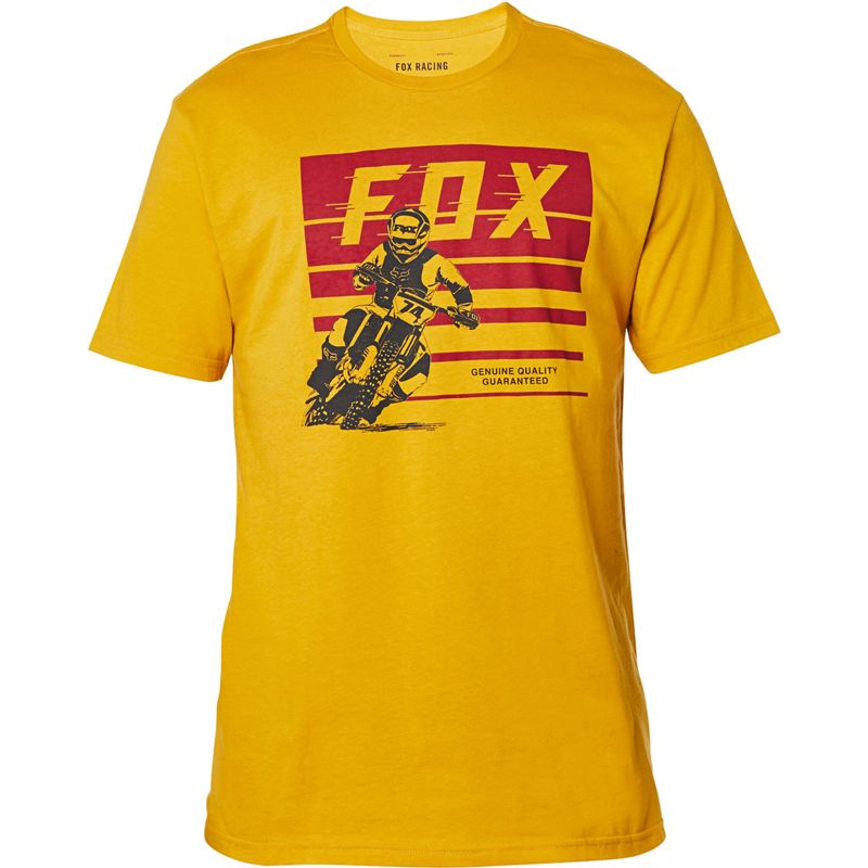 Футболка Fox Advantage SS Premium Tee Mustard, M, 2020 (26001-440-M)