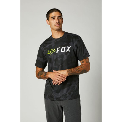 Футболка Fox Apex Camo SS Tech Tee Black Camo, M, 2021 (27924-247-M)