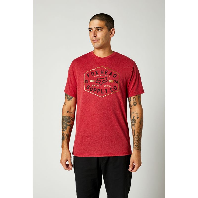 Футболка Fox Backbone SS Tech Tee Chili, XL, 2021 (26974-555-XL)