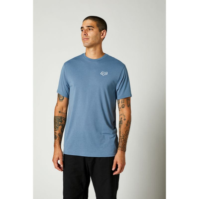 Футболка Fox Burnt SS Tech Tee Matt Blue, XL, 2021 (26970-034-XL)