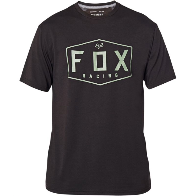 Футболка Fox Burnt SS Tech Tee Black, XL, 2021 (26970-001-XL)