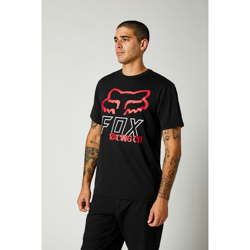 Футболка Fox Hightail SS Tech Tee Black, XL, 2021 (26973-001-XL)