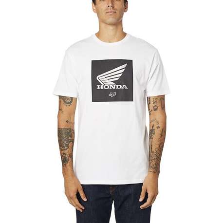 Футболка Fox Honda SS Premium Update White, S, 2020 (25995-190-S)