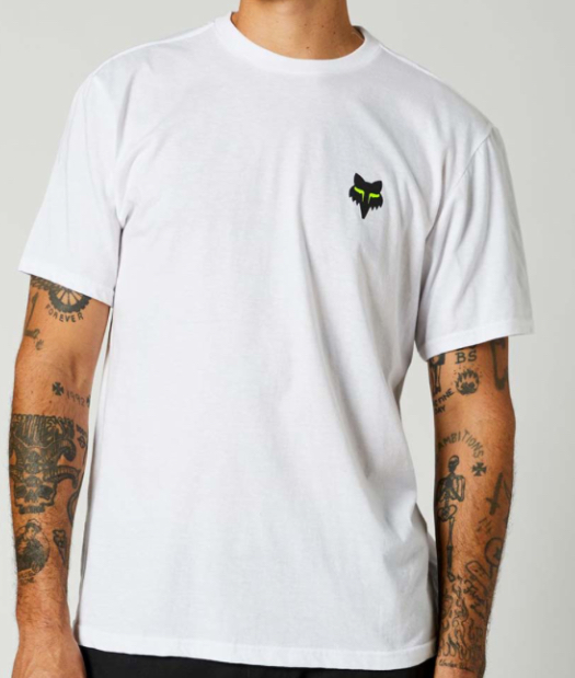 Футболка Fox Mawlr SS Tee Optic White, L, 2021 (26959-190-L)