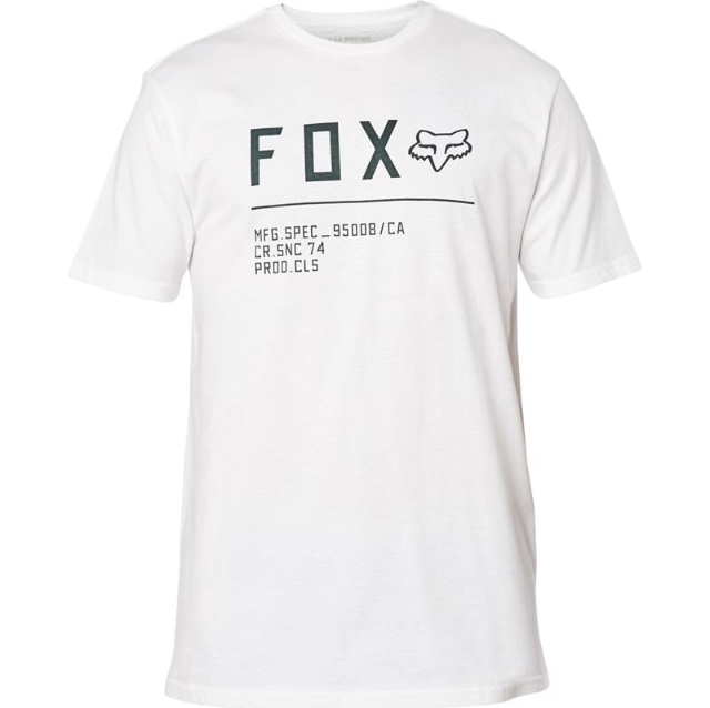 Футболка Fox Non Stop SS Premium Tee White, L, 2020 (23709-190-L)