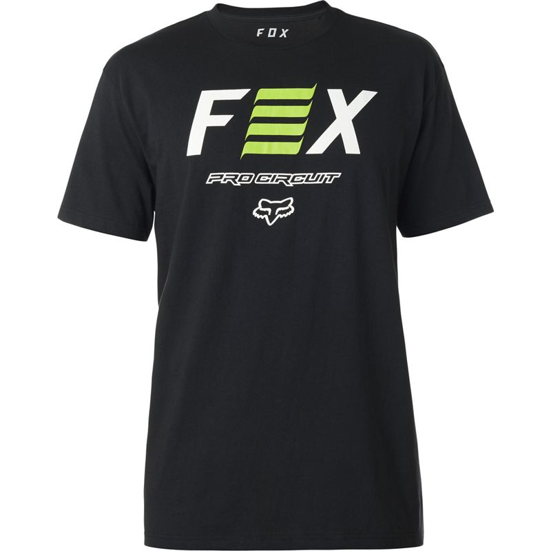 Футболка Fox Pro Circuit SS Tee Black, M, 2020 (26444-001-M)