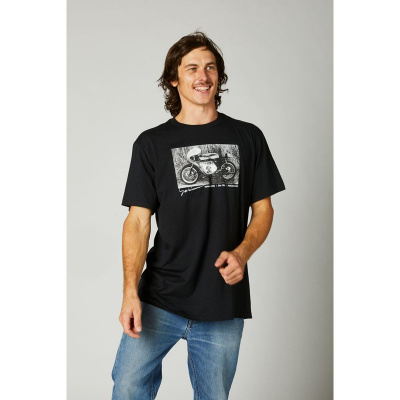 Футболка Fox Yoshimura Racer Profile SS Tee Black, XL, 2021 (26954-001-XL)