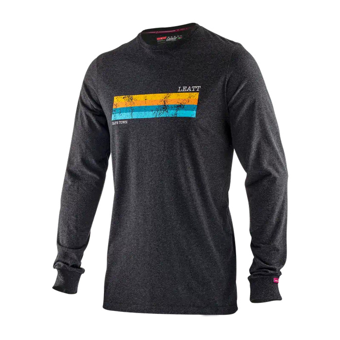 Футболка Leatt Beermat LongSleve Shirt Grey, M, 2021 (5021800241)