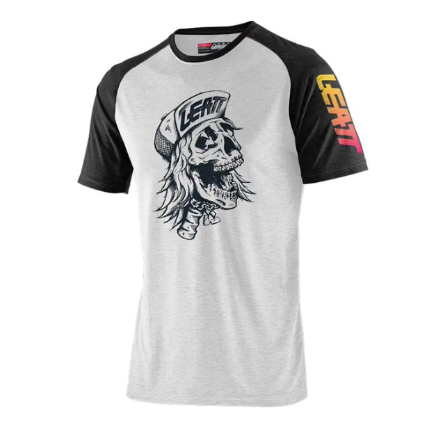 Футболка Leatt Core T-Shirt Skull, XXL, 2021 (5021800164)