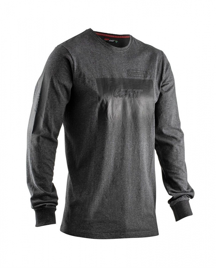 Футболка Leatt Fade LongSleeve Shirt Grey, M, 2020 (5020004861)