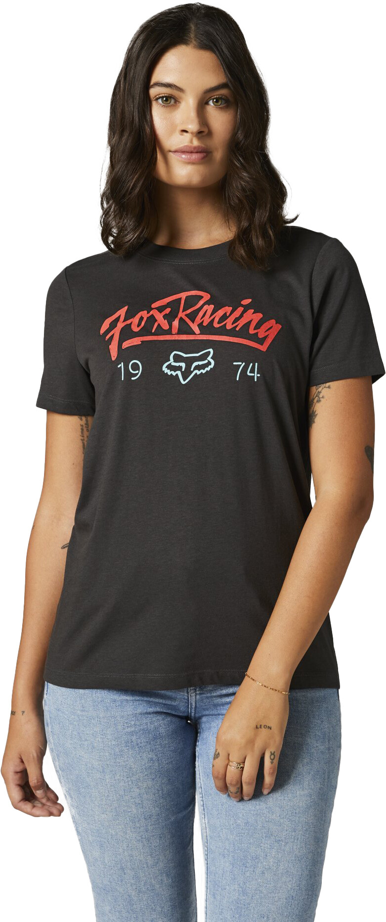 Футболка женская Fox Center Stage BF Tee Black Vintage, S, 2021 (27163-587-S)
