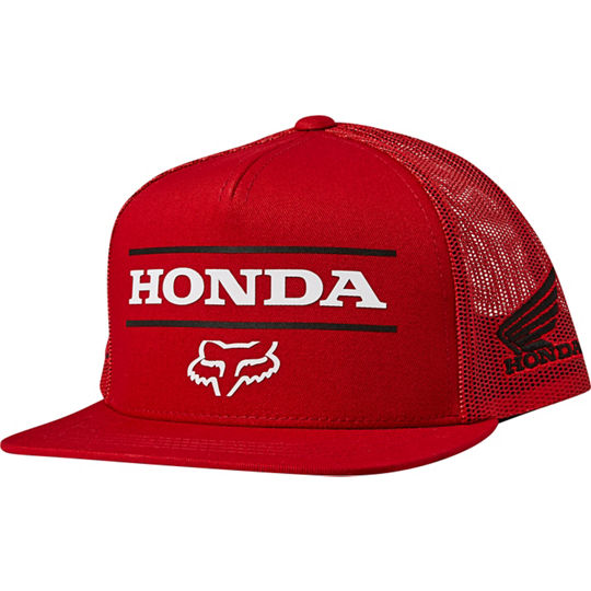 Бейсболка Fox Honda Snapback Hat Chili, OS, 2021 (26048-555-OS)