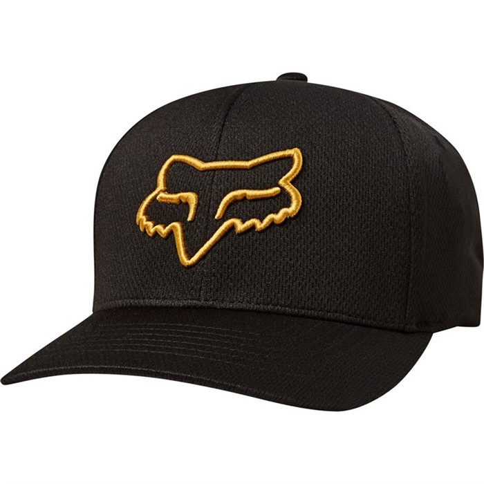 Бейсболка Fox Lithotype Flexfit Hat Black/Yellow L/XL