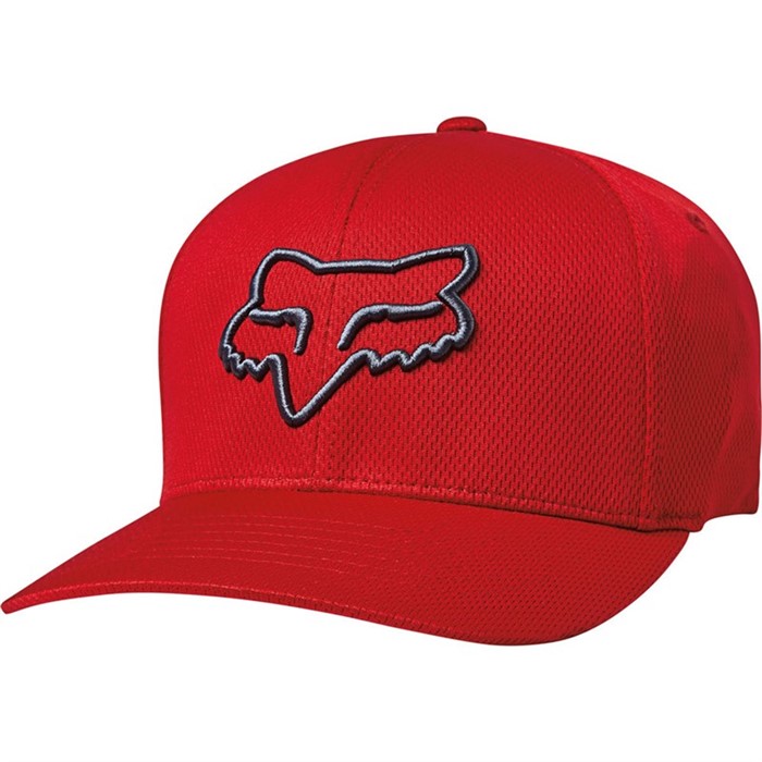 Бейсболка Fox Lithotype Flexfit Hat Bright Red S/M