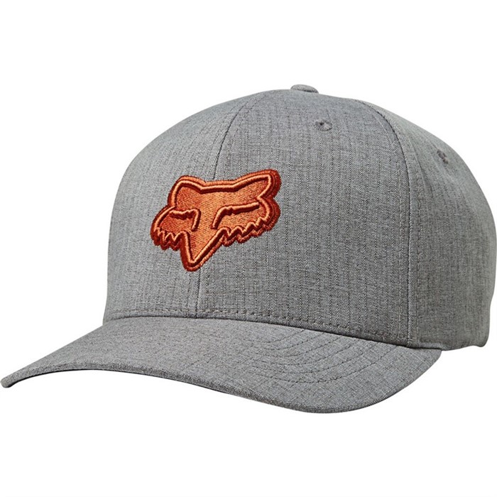 Бейсболка Fox Transposition Flexfit Hat Grey/Orange L/XL