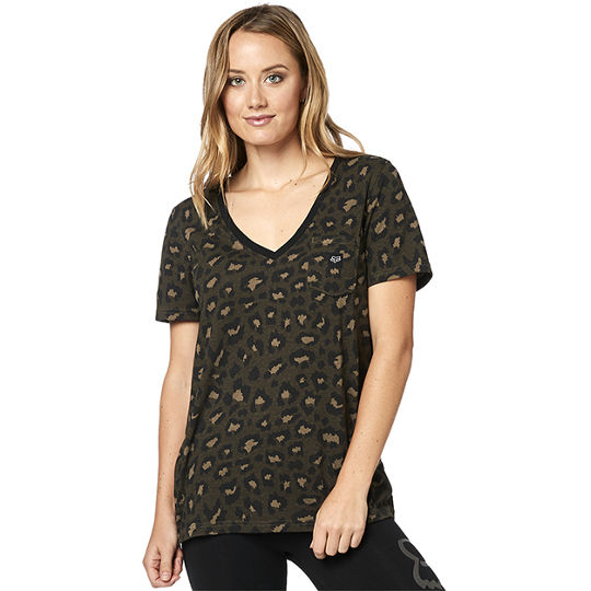 Футболка женская Fox Wild Child Vneck Dirt Dirt, S, 2020 (23565-117-S)