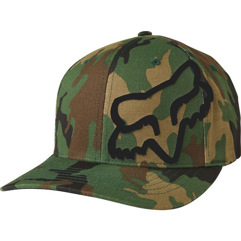 Бейсболка Fox Flex 45 Flexfit Hat камуфляж, XS/S, 2021 (58379-027-XS/S)