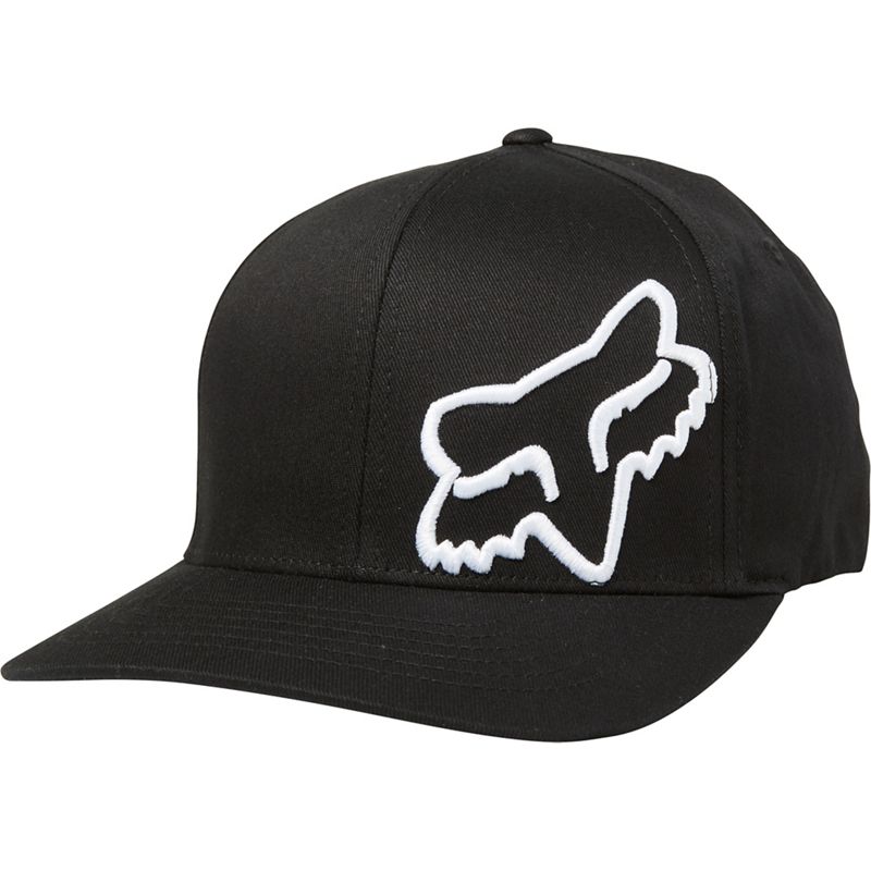 Бейсболка Fox Flex 45 Flexfit Hat черная / белая, XXL, 2021 (58379-018-2X)