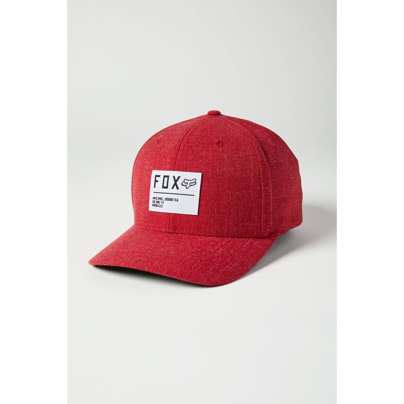 Бейсболка Fox Non Stop Flexfit Hat красная, L/XL, 2021 (27099-555-L/XL)