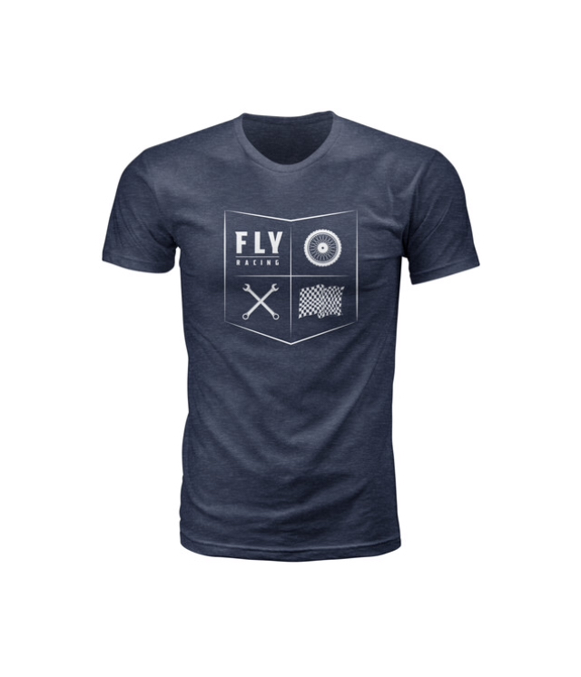 Футболка FLY RACING ALL THINGS MOTO темно-синяя XXL