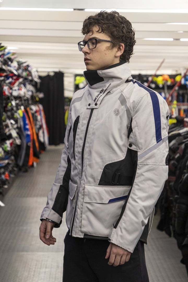 Куртка SCOYCO JK108 светло-серая, размер 2XL