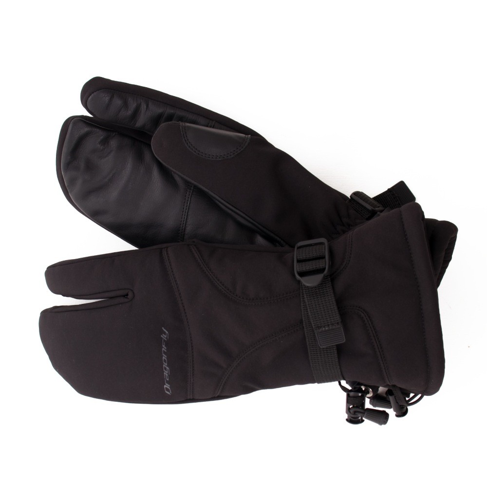 Варежки снегоходные DF SNOWMOBILE MITTENS Black (3XL (22.6))