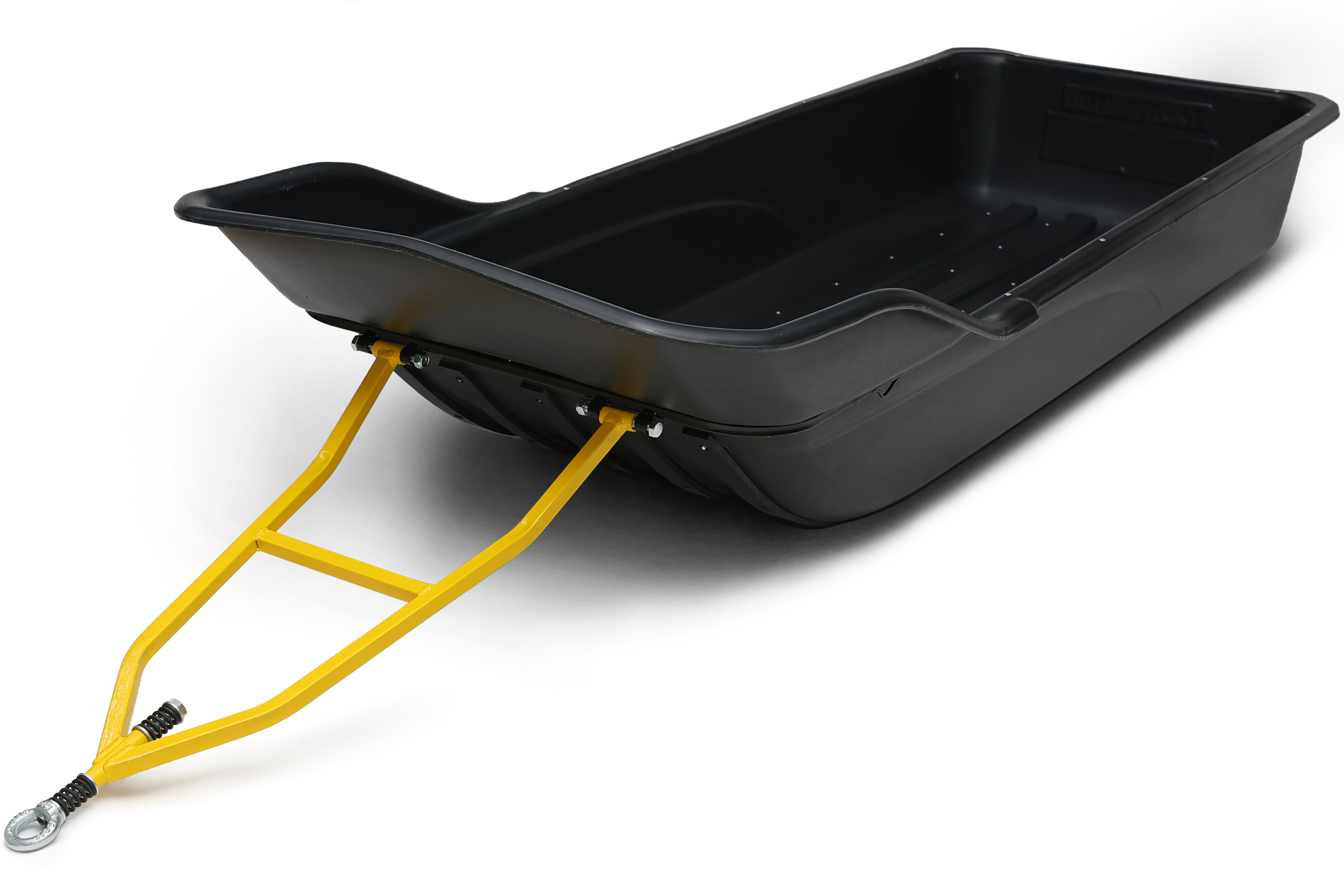 Сани волокуши с обвязкой, полозьями и отбойником Тайга-2100 (2300x860x490) для снегохода, мотобуксировщика, рыбалки, охоты. Ширина дна 550.