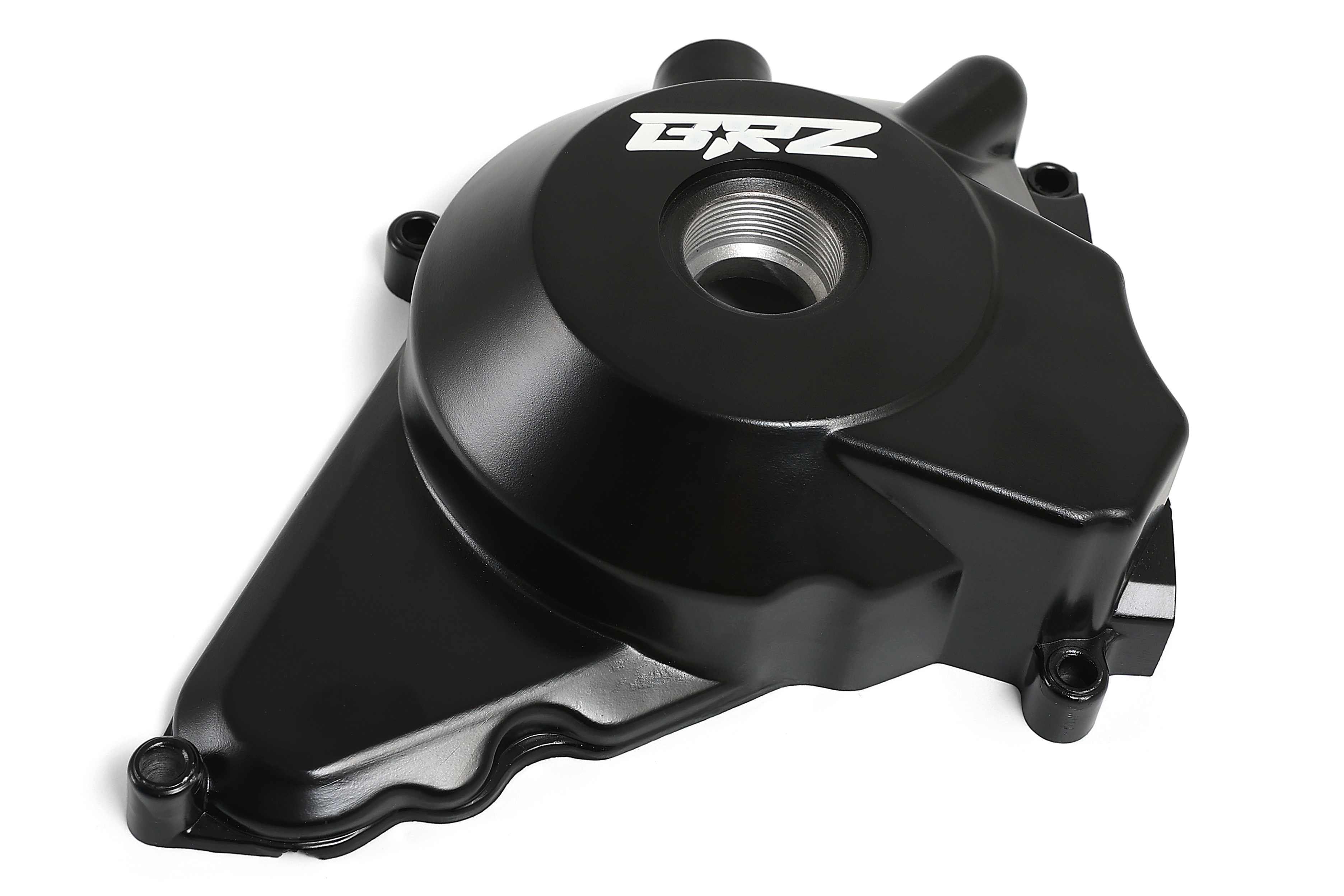 Крышка левого картера для питбайка передняя двиг. YX125 см3 (нижний эл.стартер) BRZ logo