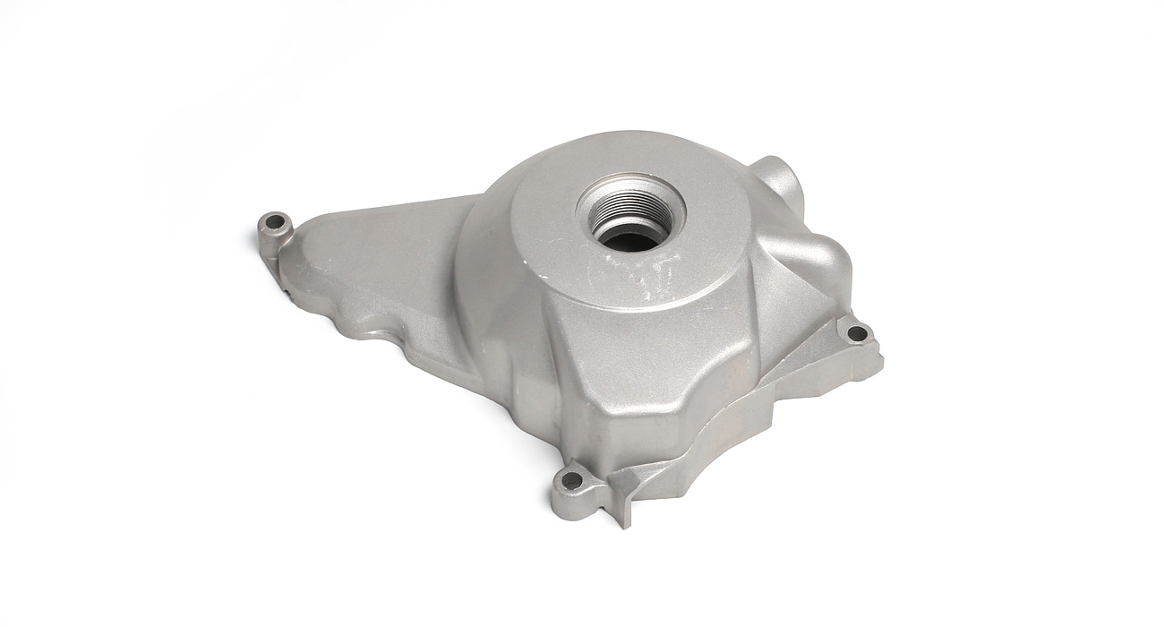 Крышка левого картера для питбайка передняя двиг. YX125 см3 (нижний эл.стартер) BRZ logo