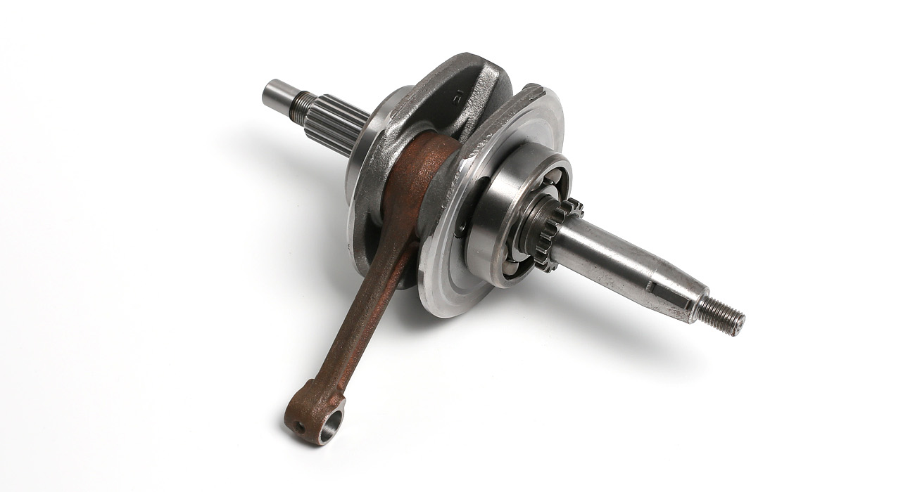 Коленвал YX150-2 1P60FMJ (W150) 53 мм ход. короткий вал, посадка 56 мм, ориг. 21