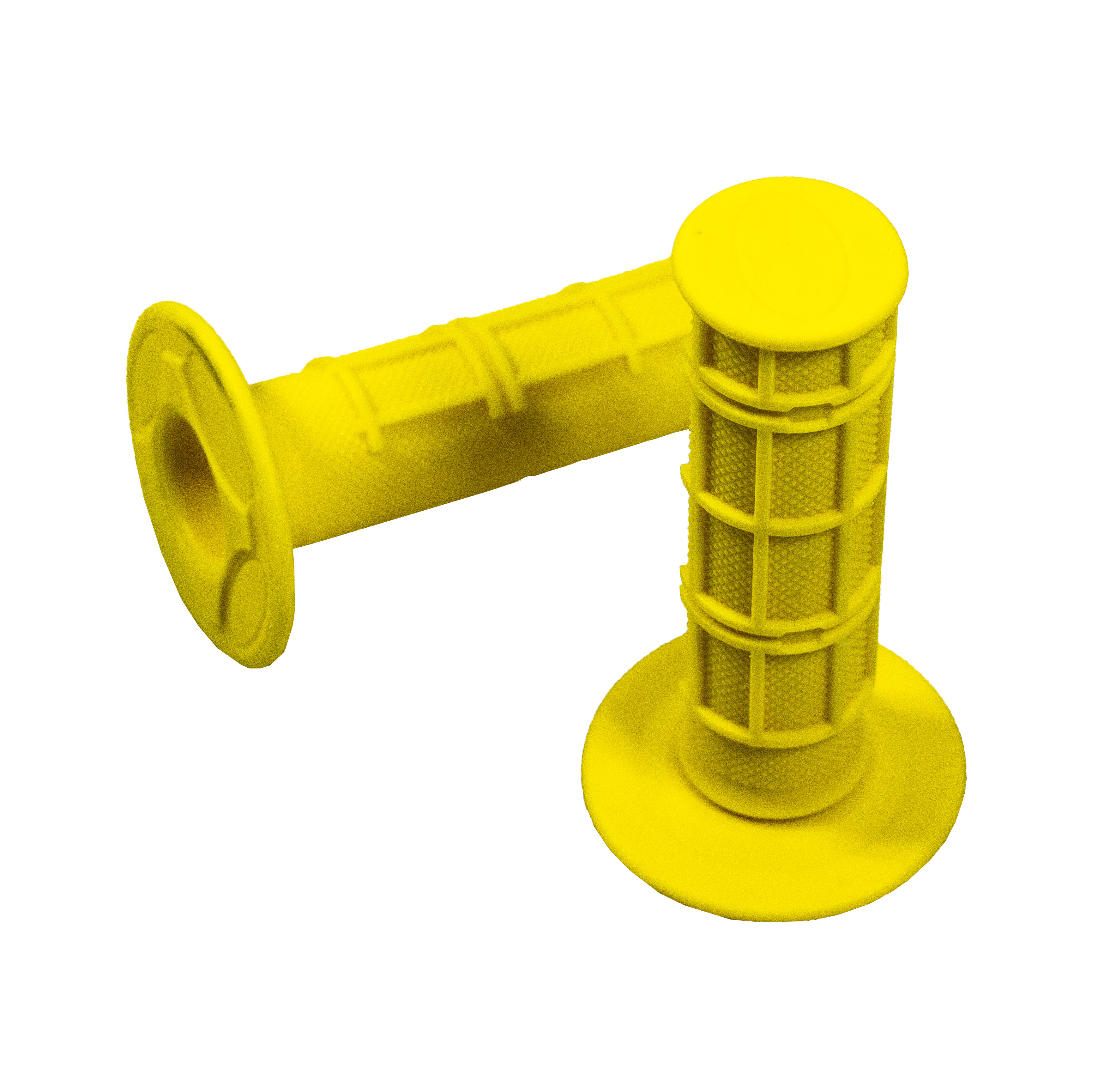 Грипсы SM-PARTS MX 1/2 Waffle желтые