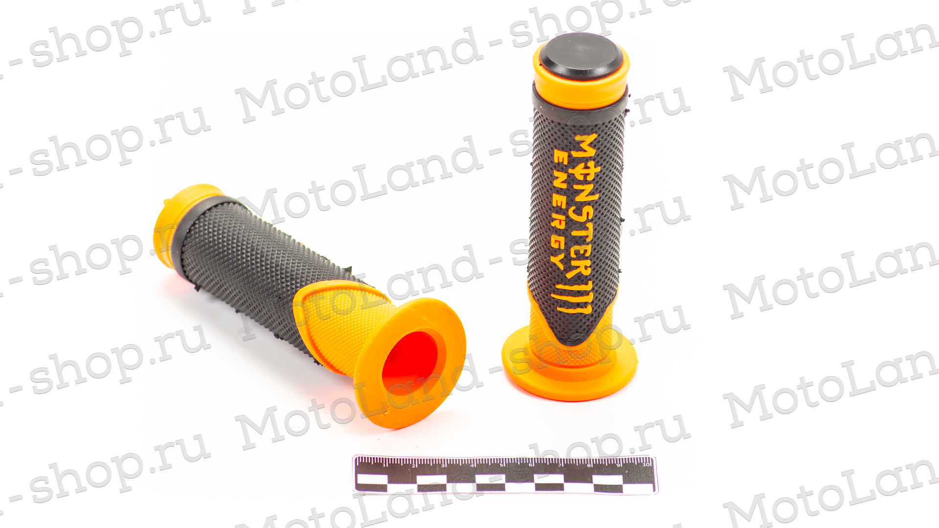 Ручки руля ZX-459 оранжевые/черные