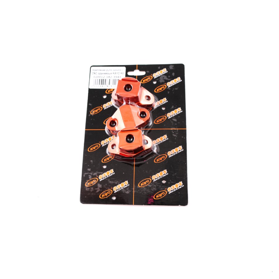 Крепление руля (компл.) CNC оранжевые KAYO K6