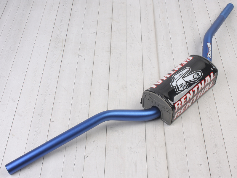 Руль алюминиевый RENTHAL FATBAR MX/Enduro 602-01-BU (801 x 88 мм) синий