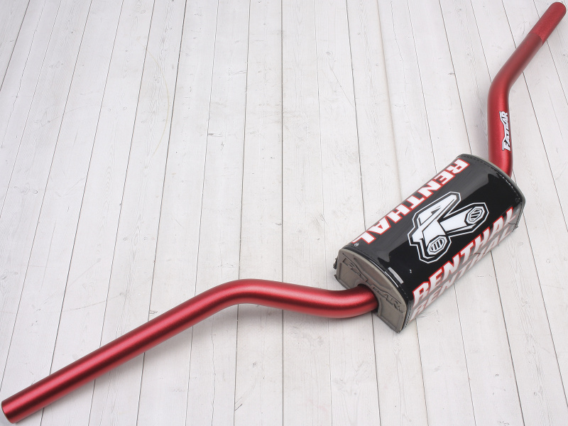 Руль алюминиевый RENTHAL FATBAR MX/Enduro 672-01-RD (806 x 85 мм) красный