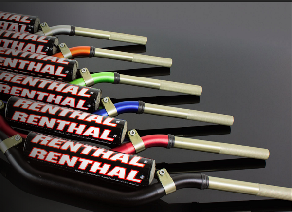 Руль алюминиевый RENTHAL TWINWALL MX/Enduro 996-01-BU (811 x 93 мм) синий