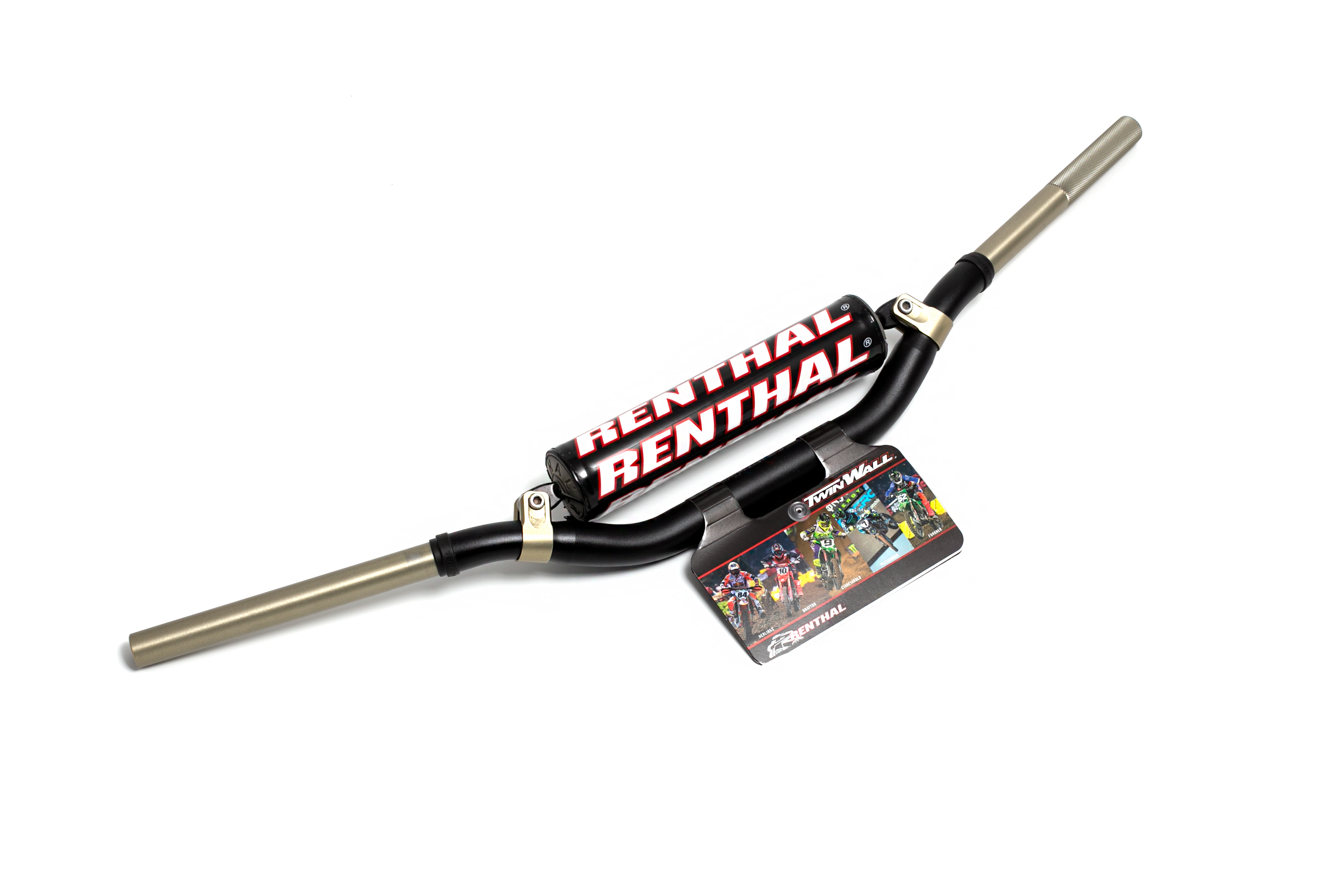 Руль Renthal TwinWall Villopoto-Stewart-Hon Crf 2019+ Black