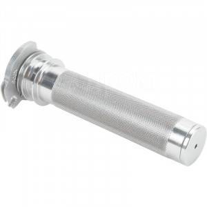 Ручка газа алюминиевая с подшипником SM-PARTS KTM 4T most models 04-15 серебристая
