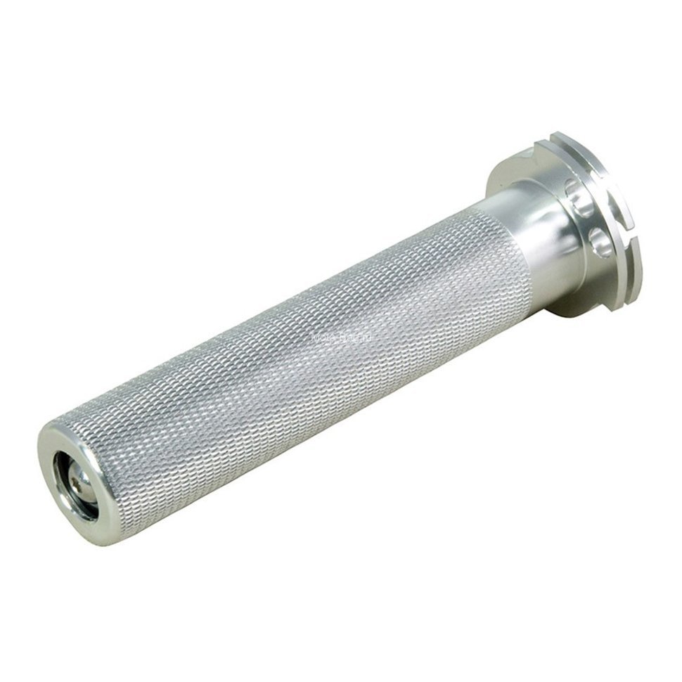 Ручка газа алюминиевая с подшипником SM-PARTS KTM 4T most models 16-20 серебристая