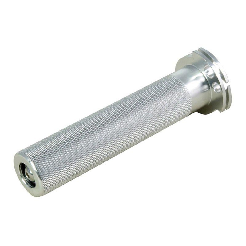 Ручка газа алюминиевая с подшипником SM-PARTS YamahaYZ250/450F 98-16 KawasakiKX250/450F 06-16 серебр