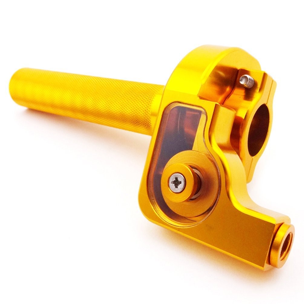 Ручка газа (15 градусов) CNC (тюнинг) золотая