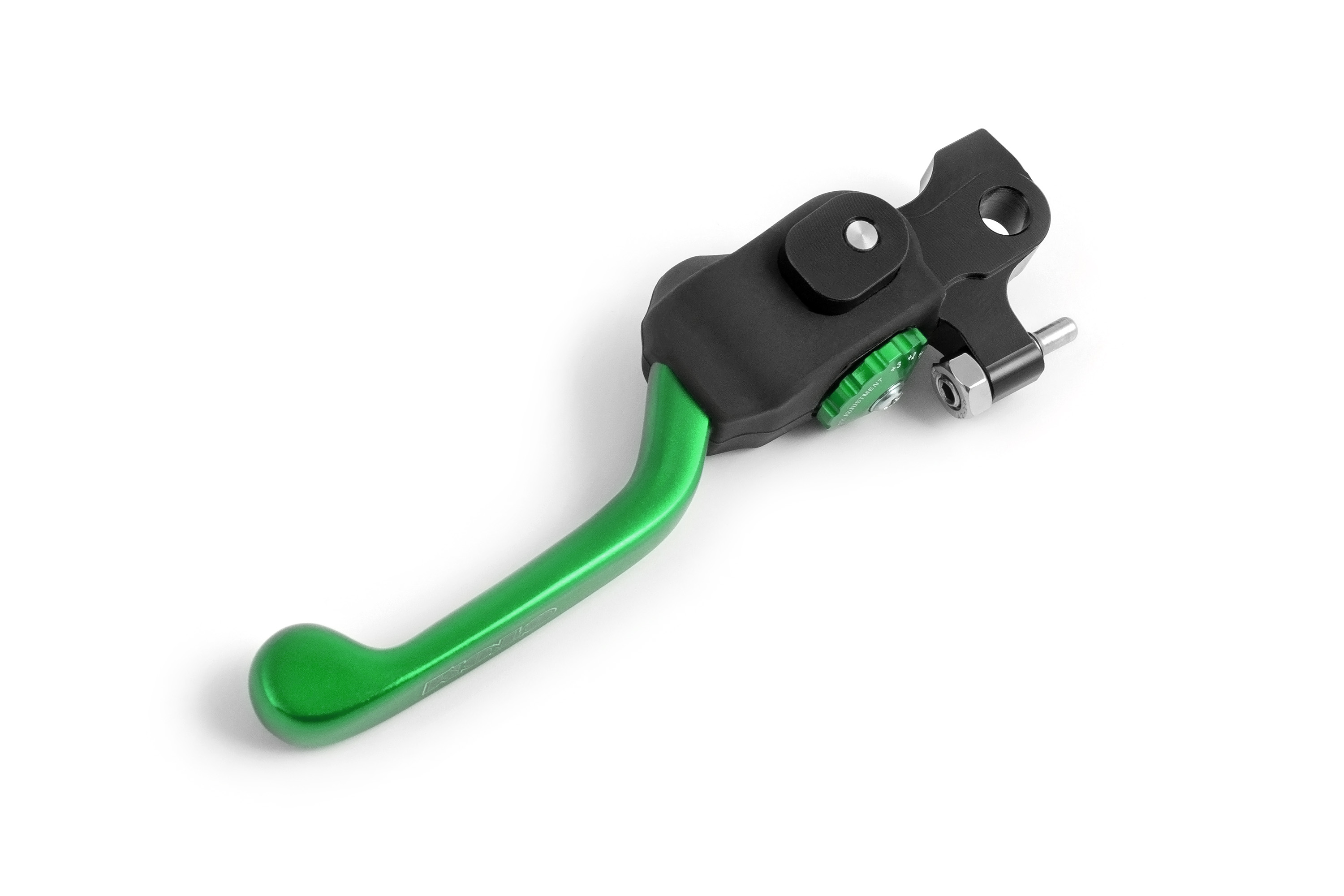 Рычаг тормоза Kayo T4,T6,K6/BSE/Avantis/BRZ x5m-x6s(a) регулируемый, складной 360град. OTOM зеленый